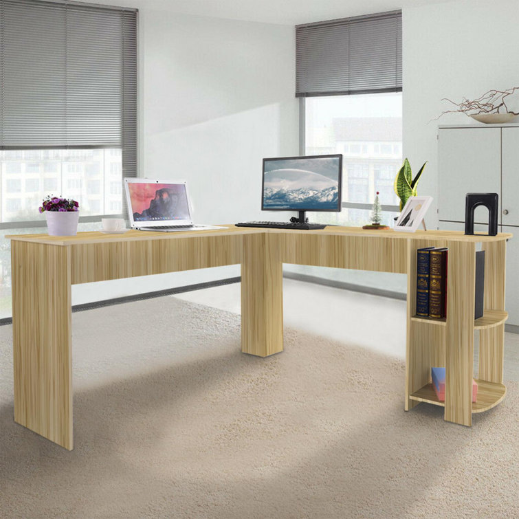 Latitude Run® Ailena Computer LShape Desk Wayfair